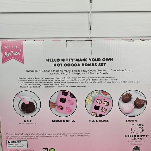 HELLO KITTY Make Your Own Hot Chocolate Bombs Set - Picture 6 of 12